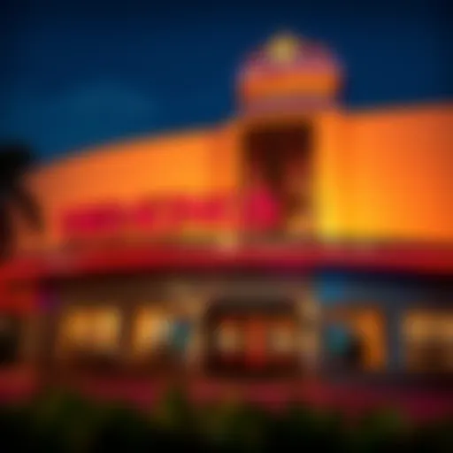 Exterior view of Two Kings Casino showcasing its modern architecture