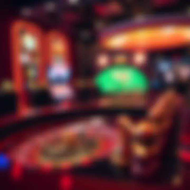 Vibrant Graphics of Video Roulette An engaging video roulette table showcasing vibrant graphics and interactive features