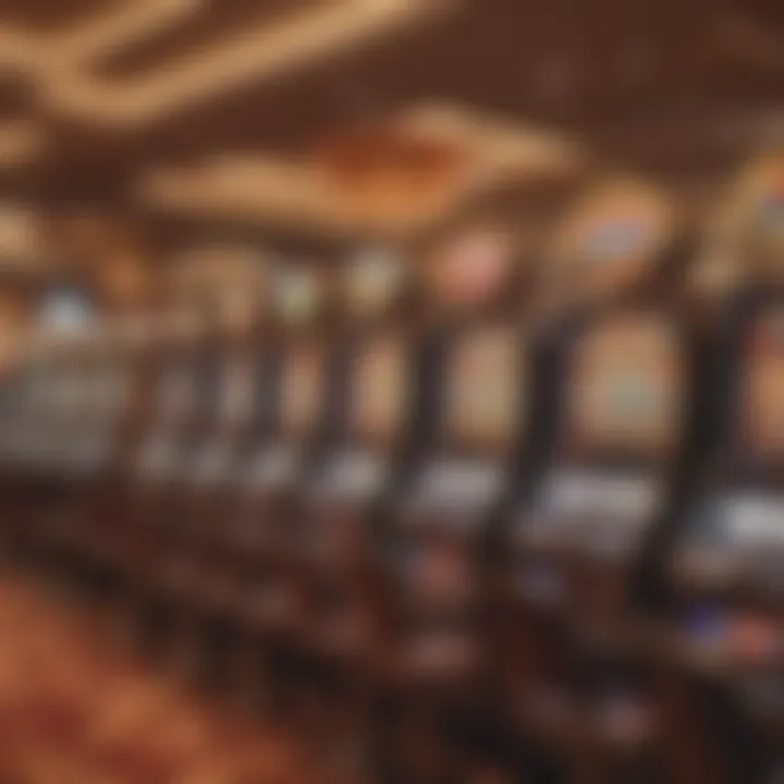 Overview of various slot machines at Wynn Casino