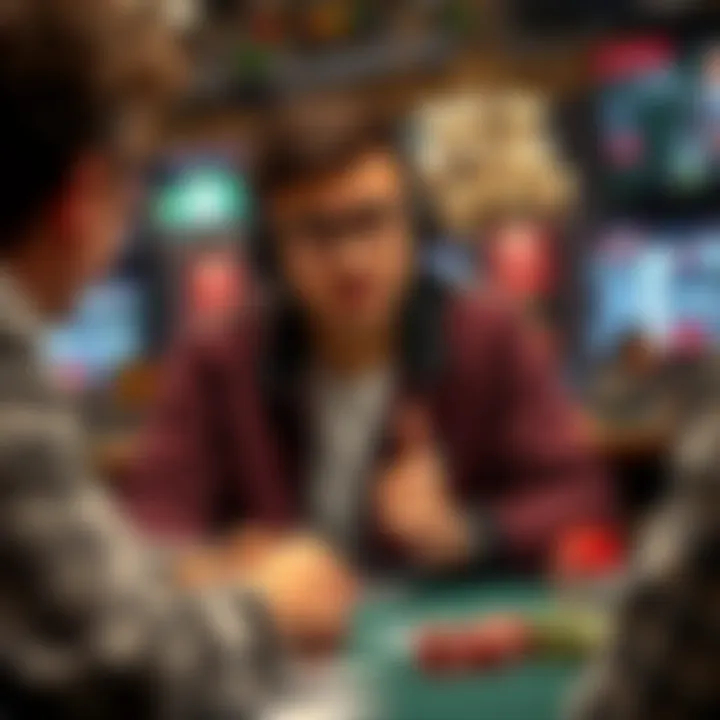 Content Creator Strategy Discussion A content creator discussing blackjack strategies