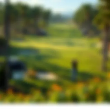 Overview of a PGA golf course with detailed analytics