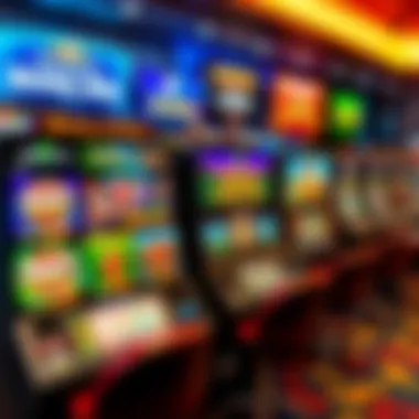 Display of various games available on the Four Winds Casino app