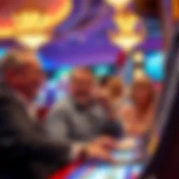 Winning moment at Four Winds Casino