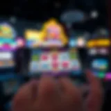 Engaging Mobile Slot Game Experience Vibrant mobile slot game interface