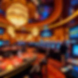 Luxurious gaming environment at Golden Line Casino
