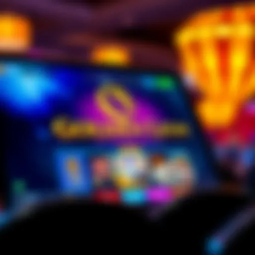 Visual representation of Golden Lion Casino's instant play interface