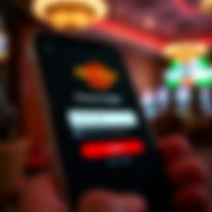 Promo Code Entry Interface Mobile interface of Hard Rock Blackjack app showcasing promo code entry