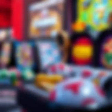 Variety of games available for free spins