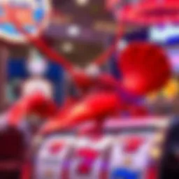 Exciting gameplay of Larry Lobster Slots with vibrant graphics