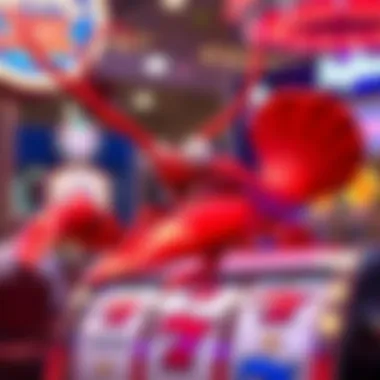 Exciting gameplay of Larry Lobster Slots with vibrant graphics