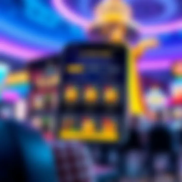 Rewards and Bonuses in the Las Vegas Rewards App Exciting rewards and bonuses displayed on the app