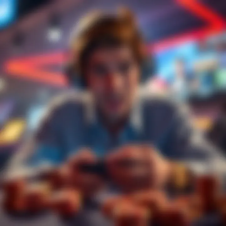 Earnings Potential in Mobile Gaming Visual representation of potential earnings from mobile gaming