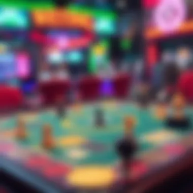 Strategies for Success in Money Games A strategic game board illustrating various tactics for success in money games