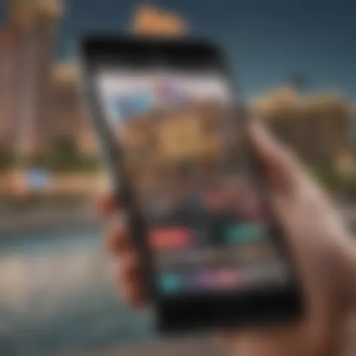 A close-up view of a smartphone displaying MGM Resorts promo codes