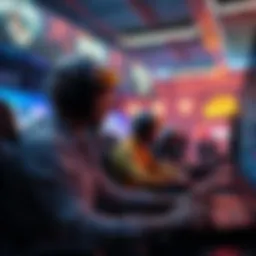 Dynamic gaming environment illustrating immersive gameplay