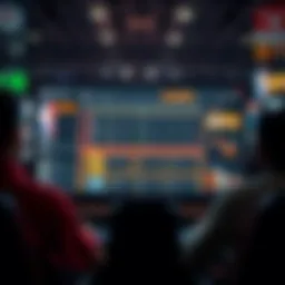 A digital platform showcasing NBA betting options