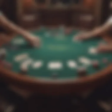 Overview of a Texas Hold'em table setup