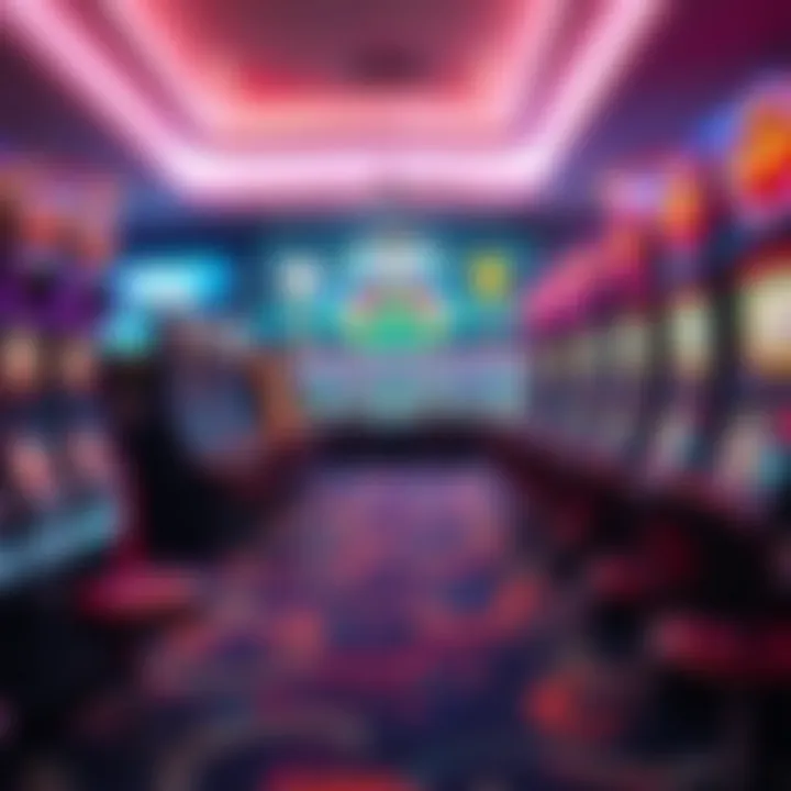 Promoting Responsible Gaming Practices A serene gaming area promoting responsible gambling