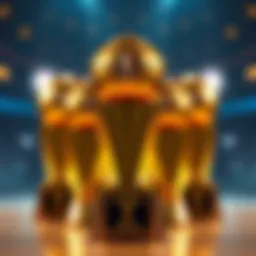 NBA Finals Championship Trophies