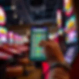 User navigating the Oklahoma Lottery Scratchers app