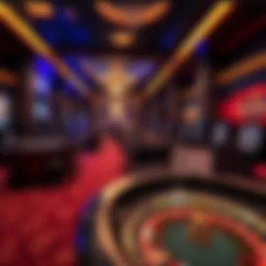 Exclusive gaming area in a high-end casino