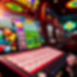 Engaging Online Bingo Interface A vibrant online bingo game interface showcasing colorful cards and engaging graphics