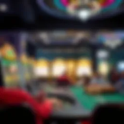 Virtual casino experience showcasing diverse game options