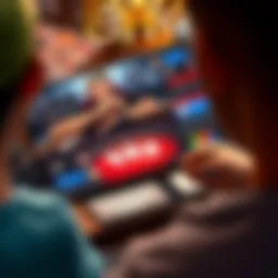 Aerial view of PokerStars online platform interface