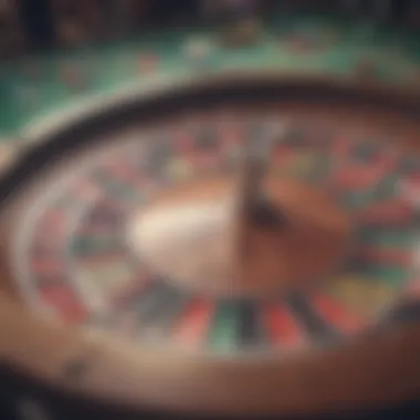 A strategic layout of various betting options in roulette