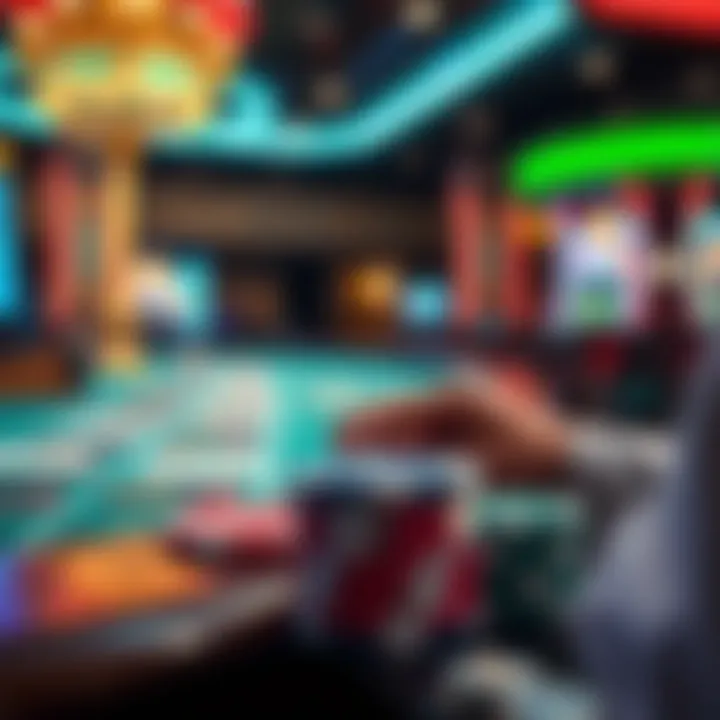 Visual representation of responsible gambling practices in online casinos