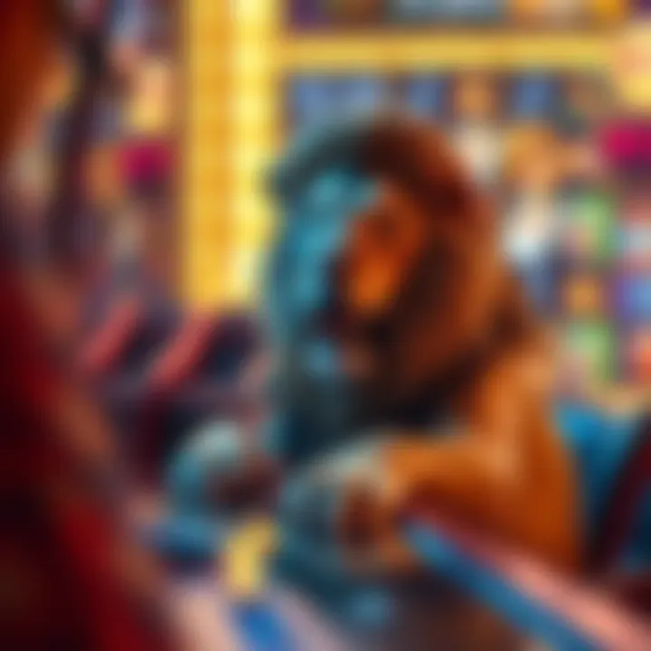 Responsible Gaming in 50 Lions Slot A visual guide to responsible gaming practices while playing the 50 Lions slot machine.