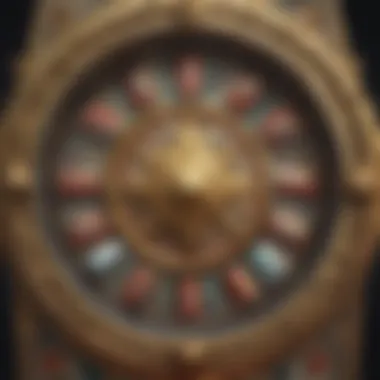 Close-up of Rising Fortune's unique symbols and themes