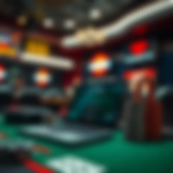 Secure Online Gambling Practices Illustration of secure online gambling practices