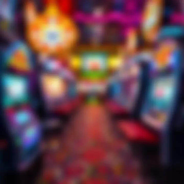 Popular Slot Machine Themes An artistic depiction of popular slot machine themes.