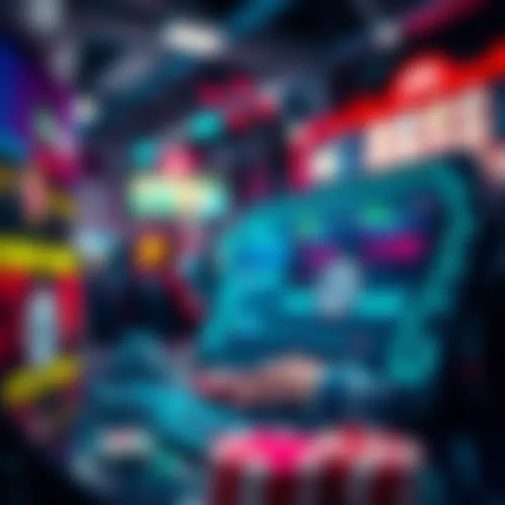 Impact of Technology on Online Gambling An abstract illustration of technology trends impacting the online betting experience.