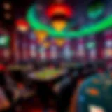 Ambiance of Thunder Valley Poker Room Inside view of Thunder Valley Poker Room showcasing tables and ambiance