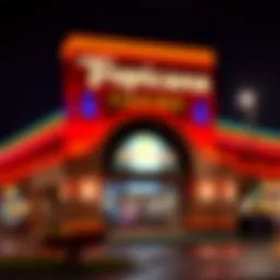 Exterior view of Tropicana Evansville Casino