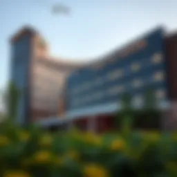 Exterior view of Turtle Creek Casino Hotel showcasing its modern architecture