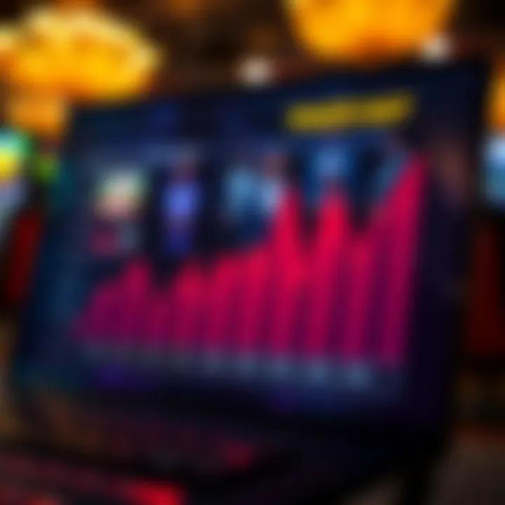Graph showcasing market trends in online gambling