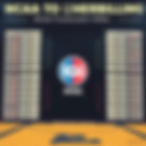 Visual representation of NCAA tournament odds