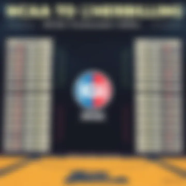 NCAA Tournament Odds Overview Visual representation of NCAA tournament odds