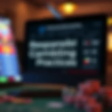 Guide to Responsible Gambling Practices Infographic on responsible gambling practices