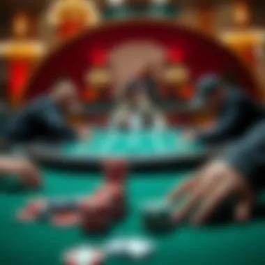 Diverse Variants of Poker Games Visual representation of various poker game variants