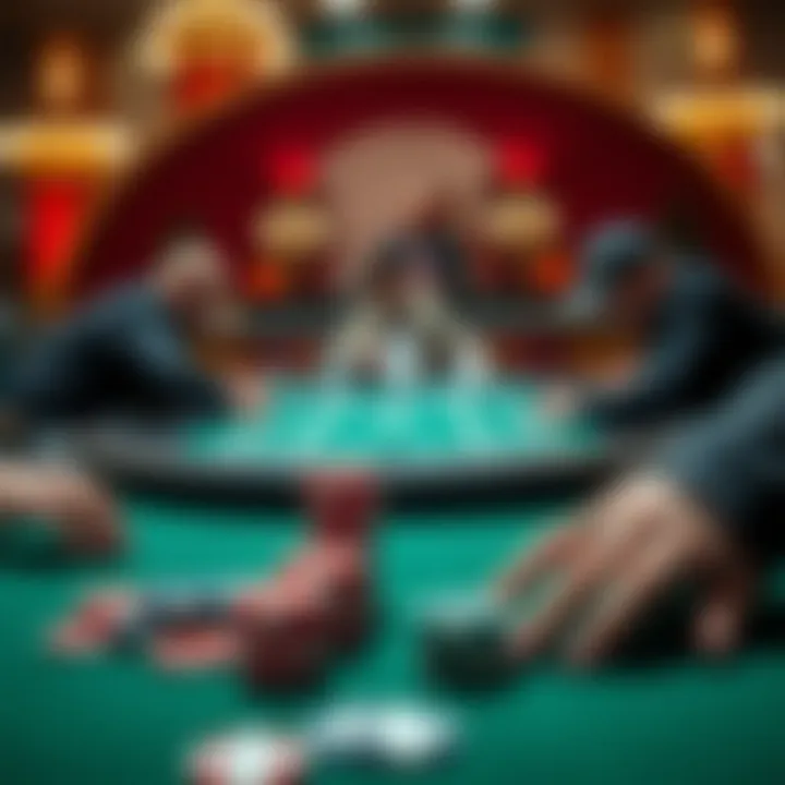 Diverse Variants of Poker Games Visual representation of various poker game variants