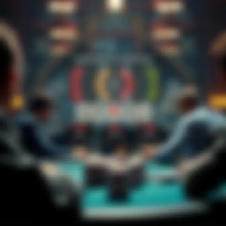 Strategic Insights for Competitive Play Strategic gameplay diagram showcasing decision-making in poker