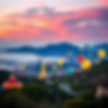 California's Online Casino Landscape A scenic view of California with casino symbols overlayed