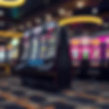 Modern digital slot machine display