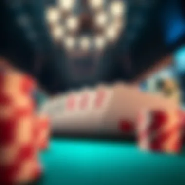 The Elegance of a Straight Flush in Play A close-up of a straight flush in a game of poker