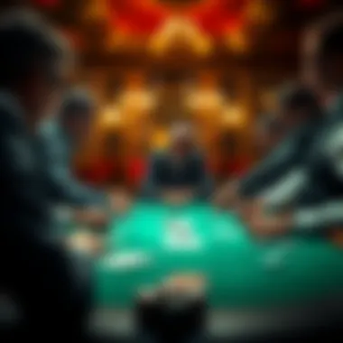 The Drama of a Bad Beat Intense poker moment illustrating a bad beat scenario