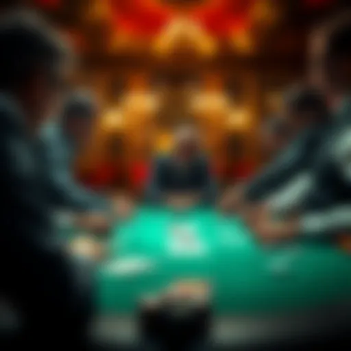 The Drama of a Bad Beat Intense poker moment illustrating a bad beat scenario